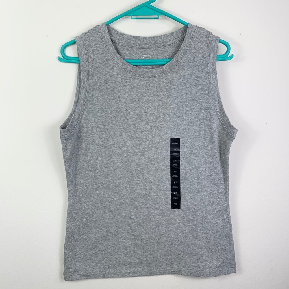 Banana Republic Timeless Intemporel Tank Top Grey